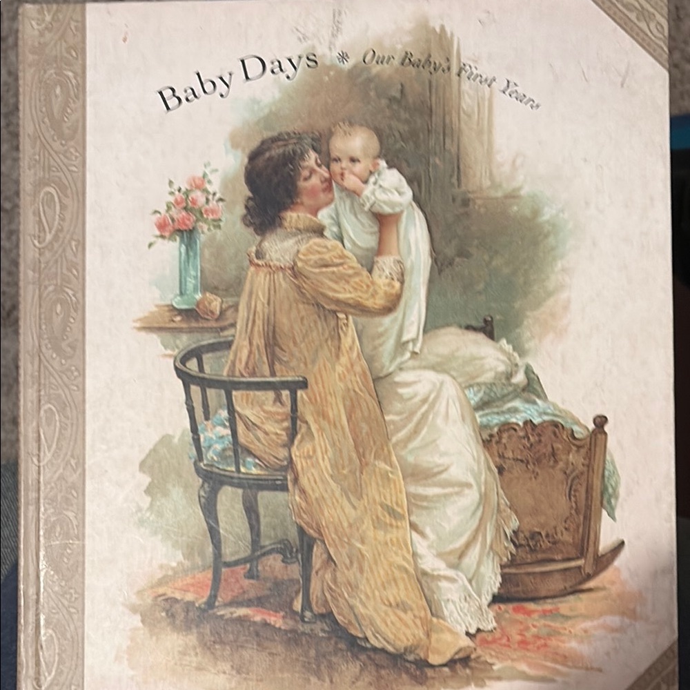 Baby Days Memory Book – Vintage-Inspired Baby Keepsake Album